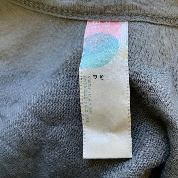 Free People Beach Dress Cruise Town Metallic Silver Summer Scoop Neck Small - Picture 6 of 8